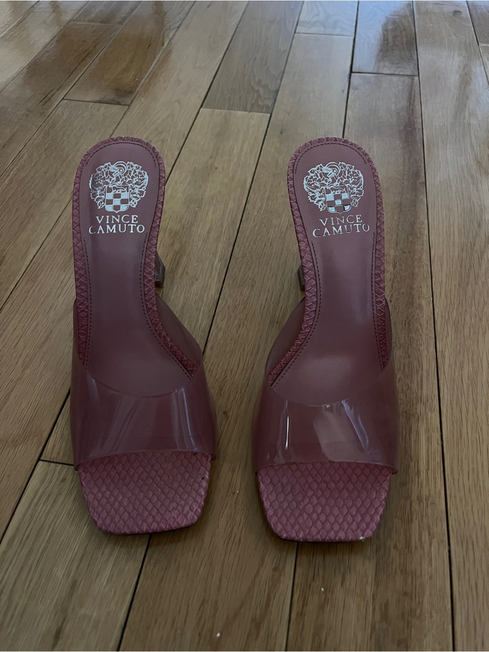Vince Camuto Dusty Rose Slip-On Mule Sandals
